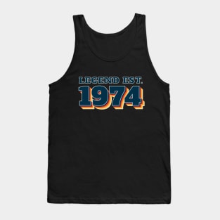 Legend Established 1974 Tank Top